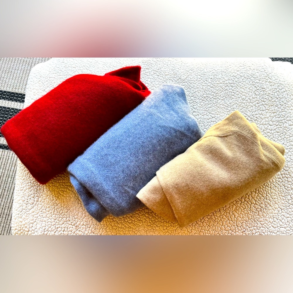 Lot of 3 Cashmere Sweaters